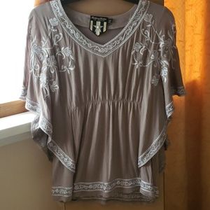 Anthropologie Twelve by Twelve Los Angels bean top